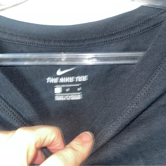 Nike Women's Black Long Sleeve Crop Top - Picture 3 of 5